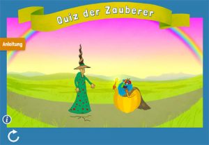 "Quiz der Zauberer" Onlinespiel zum Leseverständnis
