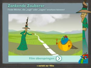 Screenshot Zankende Zauberer / Lesespiel von LegaKids